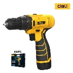 Дрель-шуруповерт Deli DL-DZ12-5A2, 12 В, 2 Ач, 30 Нм, щеточный