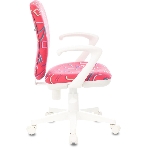 Кресло Бюрократ KD-W10AXSN малиновый, ткань, 120 кг
