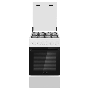 Плита газовая Maunfeld MGC50GCW08D белый, конфорок 4 шт, духовка 59 л, 50 см x 89 см x 65 см
