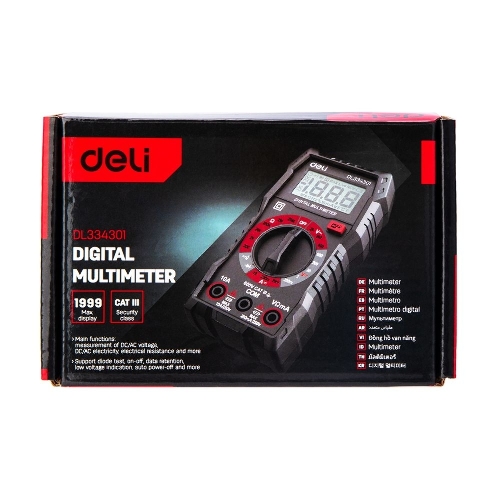 Цифровой мультиметр Deli DL334301
