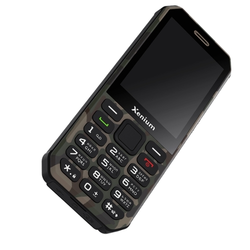 Мобильный телефон Xenium X300 зеленый камуфляж