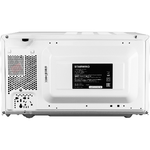 Микроволновая печь Starwind SMW4020 белый, 20 л, 700 Вт, переключатели - поворотный механизм