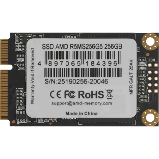 Накопитель SSD AMD Radeon 256Gb Client SSD mSATA 3D NAND Retail R5MS256G5