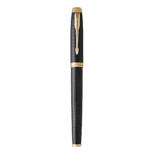 Ручка роллер Parker IM Premium T323 (CW1931660) Black GT, F, черные чернила, подарочная коробка