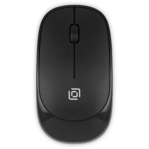 Комплект клавиатура+мышь Oklick S255W беспроводной, USB, 1200 DPI, чёрный