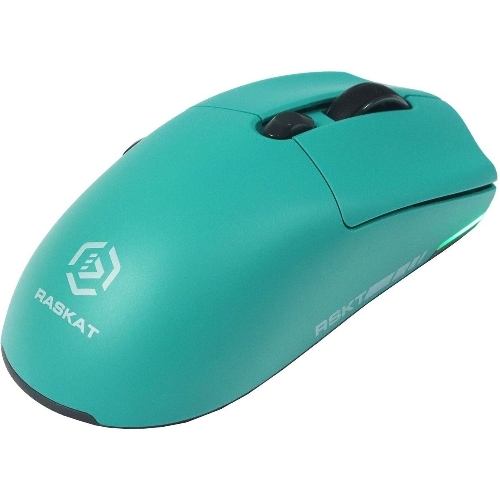 Мышь беспроводная/проводная Raskat MG006TR зеленый, 26000 dpi, радиоканал, Bluetooth, USB, кнопки - 6