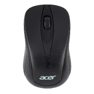 Мышь беспроводная Acer OMR131 черный, 1000 dpi, радиоканал, USB, кнопки - 3