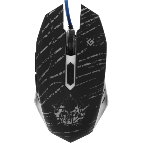 Мышь проводная Defender Dark Agent GM-590L черный, 12800 dpi, USB, кнопки - 6