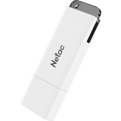 Флешка USB Netac U185 белый USB 3.0 Flash 32Gb, NT03U185N-032G-32WH, LED индикатор