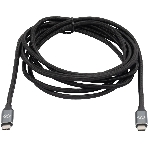 Кабель Digma D-Type-C-USB3.2-3m D-TYPE-C-USB3.2-100W-4K-3M 3м черный