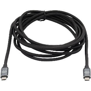 Кабель Digma D-Type-C-USB3.2-3m D-TYPE-C-USB3.2-100W-4K-3M 3м черный