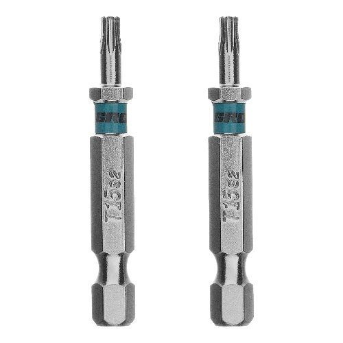 Бита Gross Torx 15х50 мм, сталь S2, шестигр., 2 шт.