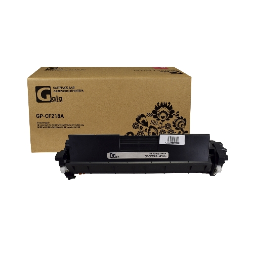 Картридж лазерный GalaPrint GP-CF218A-BK (№18A) черный с чипом (1400 стр.) для HP LJ Pro M104a/M104w/M132a/M132fn/M132fw/M132nw