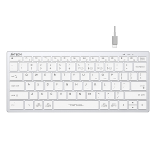 Клавиатура A4Tech Fstyler FBX51C беспроводная, USB, Bluetooth/Радиоканал, белый
