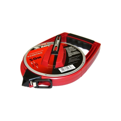 Рулетка геодезическая Matrix MASTER 31226, 50 м х 12,5 мм, металлическая лента, закрытый корпус