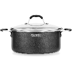 Кастрюля Rondell Stern RDS-019, 4.7 л, 24 см, с крышкой, серый