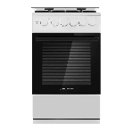 Плита газовая Maunfeld MGC50GCW08D белый, конфорок 4 шт, духовка 59 л, 50 см x 89 см x 65 см