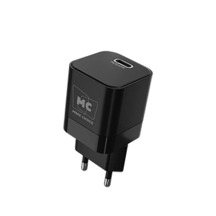 Сетевое зарядное устройство MORE CHOICE (4620202555823) NC86i 1Type-C 3.0A PD 20W для Lightning 8-pin Type-C, черный