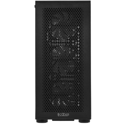 Корпус PCCooler ME200 MESH BK, Midi-Tower, чёрный, 3 x 120 мм