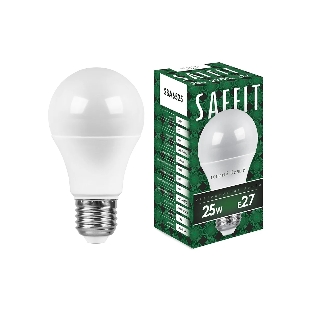 Лампа светодиодная SAFFIT SBA6525 (55087) 25Вт Е27 теплый
