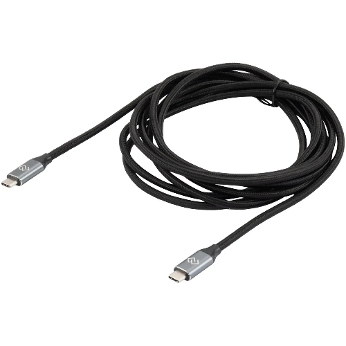 Кабель Digma D-Type-C-USB3.2-3m D-TYPE-C-USB3.2-100W-4K-3M 3м черный