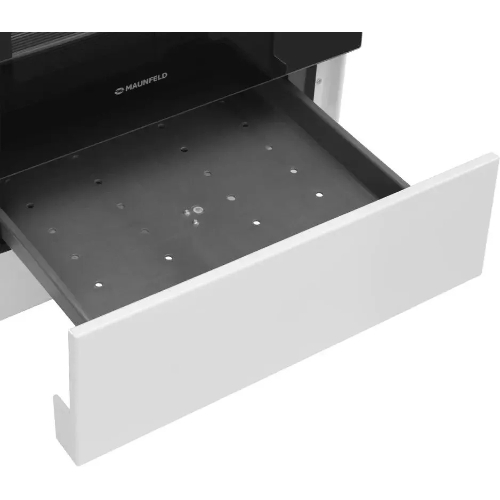 Плита электрическая Maunfeld MEC57CW08TD белый, конфорок 4 шт, духовка 59 л, 50 см x 85 см x 60 см