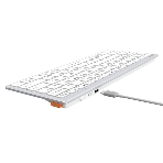 Клавиатура A4Tech Fstyler FBX51C беспроводная, USB, Bluetooth/Радиоканал, белый