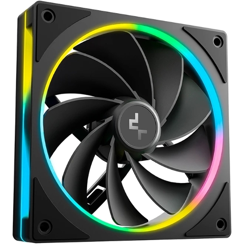 Вентилятор для корпуса Deepcool FL12R SE Reverse ARGb 120х120x25 черный 4-pin 28.67дБ (упак.:1шт) (R-FL12RSE-BKAPN1-G) Ret
