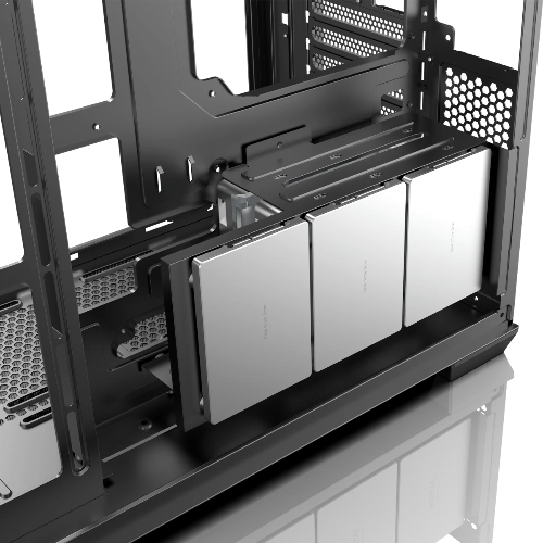 Компьютерный корпус без блока питания Case Raijintek ATREUS BT4, Midi-Tower, TG, 4x120мм ARGB, 2xUSB-A 3.0 + 1xUSB Type-C, E-ATX, ATX, mATX, mITX черный