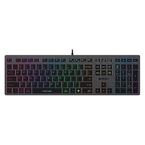 Клавиатура проводная A4Tech Fstyler FX60, USB, серый