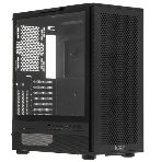 Корпус PCCooler ME200 MESH BK, Midi-Tower, чёрный, 3 x 120 мм