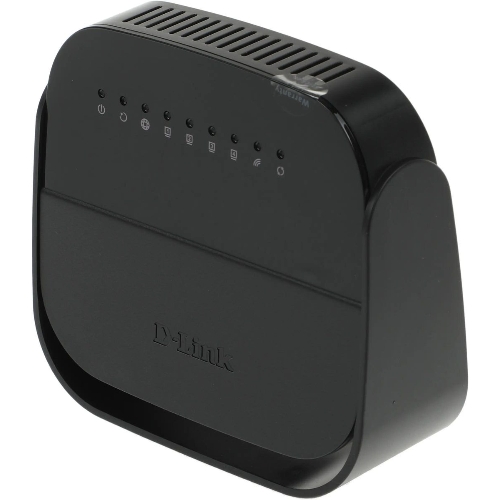 Роутер беспроводной D-Link DSL-2640U/R1A ADSL2+ черный ANNEX А