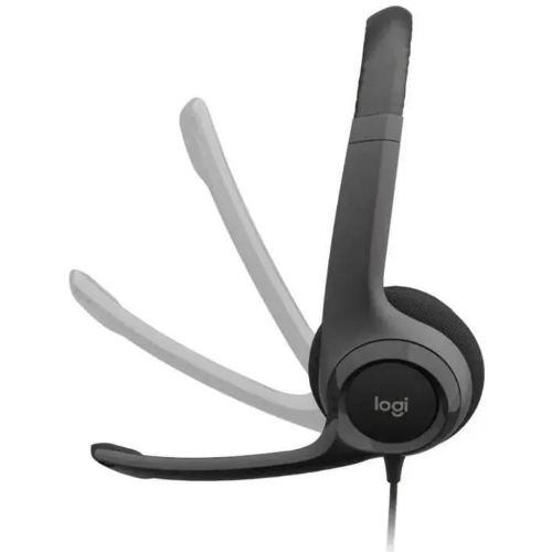 Гарнитура Logitech H390 чёрный, проводная, USB