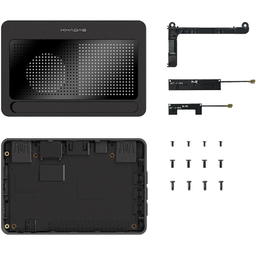 Компьютерный корпус Khadas DIY Case2 for VIMs SBC,Plate Metal,Piano черный