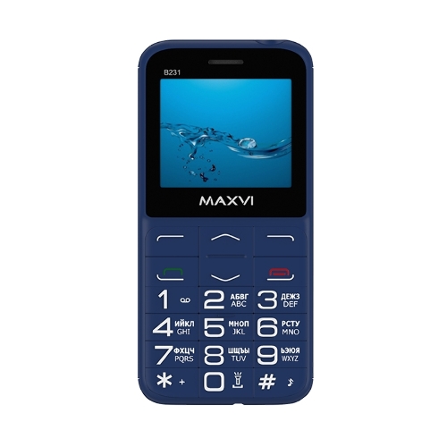 Мобильный телефон Maxvi B231 синий