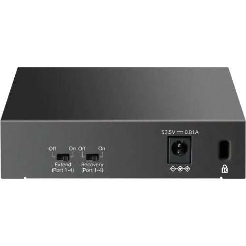 Коммутатор настольный TP-Link LS105LP с 5 портами 10/100 Мбит/с (4 порта PoE)