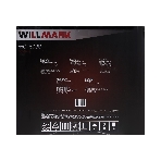 Мини-печь Willmark WO-503B (45 литров, таймер, термостат,230С, 1800Вт, черный)