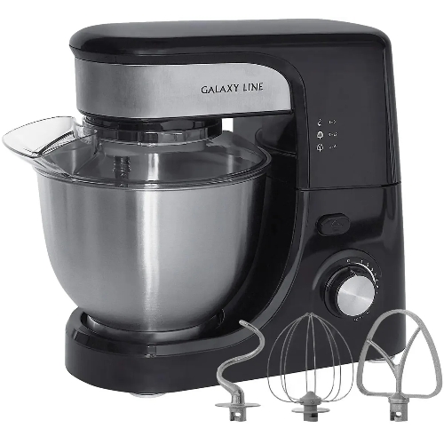 Миксер Galaxy Line GL 2231, черный, планетарный, 700 Вт, 12 скоростей