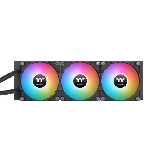 Система жидкостного охлаждения Thermaltake TH360 V2 Ultra ARGb Soc-AM5/AM4/1200/1700/1851 черный 4-pin 25.8dB Al+Cu LCD Ret (CL-W384-PL12SW-A)