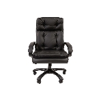 Кресло Chairman 442 черный, экокожа, 120 кг