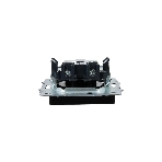 Розетка 1-местная IEK BRITE РС10-1-0-БрЧ (BR-R10-10-K02) без заземления, без защитных шторок, 10А, черный