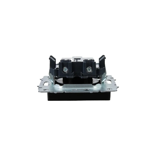 Розетка 1-местная IEK BRITE РС10-1-0-БрЧ (BR-R10-10-K02) без заземления, без защитных шторок, 10А, черный
