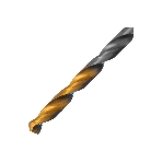 Сверло спиральное по металлу Denzel 2,5 x 57мм, Р6М5, Golden Tip, 2 шт.