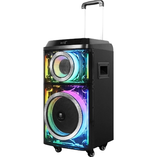 Колонка портативная Ural 103 черный 1200W 1.1 BT/3.5Jack/USB-C 15м 7000mAh