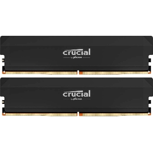 Оперативная память Crucial, DDR5, 32GB (2x16GB), 6000 MHz, CL36, с радиатором, черный