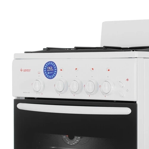 Плита газовая Gefest ПГ 3200-06 К35 белый, конфорок 4 шт, духовка 42 л, 50 см x 85 см x 53 см