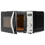 Микроволновая печь Hyundai HYM-D2074 черный/серебристый, 20 л, 700 Вт, переключатели - кнопки, поворотный механизм