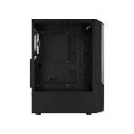Компьютерный корпус MidTower Aerocool/Formula Quantum-G-BK-v2 черный без Б/п, ATX 3FRGb Fan on front panel