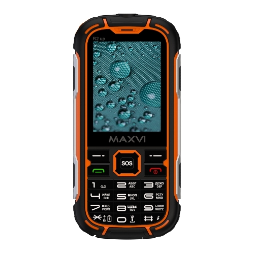 Мобильный телефон Maxvi R2 up оранжевый