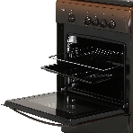 Плита газовая Gefest 1200-С7 К39 коричневый, конфорок 4 шт, духовка 63 л, 60 см x 85 см x 60 см